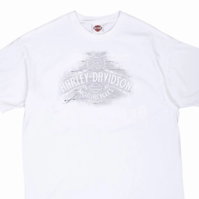 VINTAGE HARLEY DAVIDSON BEARTOOTH CODY WYOMING 2008 TEE SHIRT XL MADE IN USA Relaxed and Easy