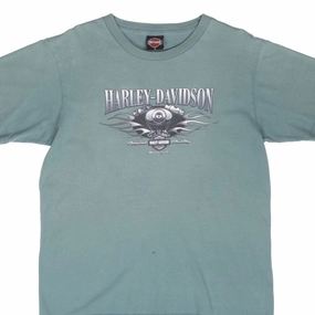 Running Speed Performance Wear VINTAGE HARLEY DAVIDSON SANDY UTAH SAGE GREEN TEE SHIRT 2005 LARGE