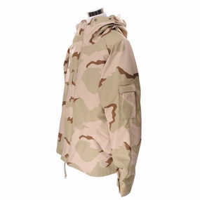 VINTAGE US ARMY ECWCS GORETEX PARKA DESERT CAMO 2000S SIZE 2XL Wrinkle Free Exterior