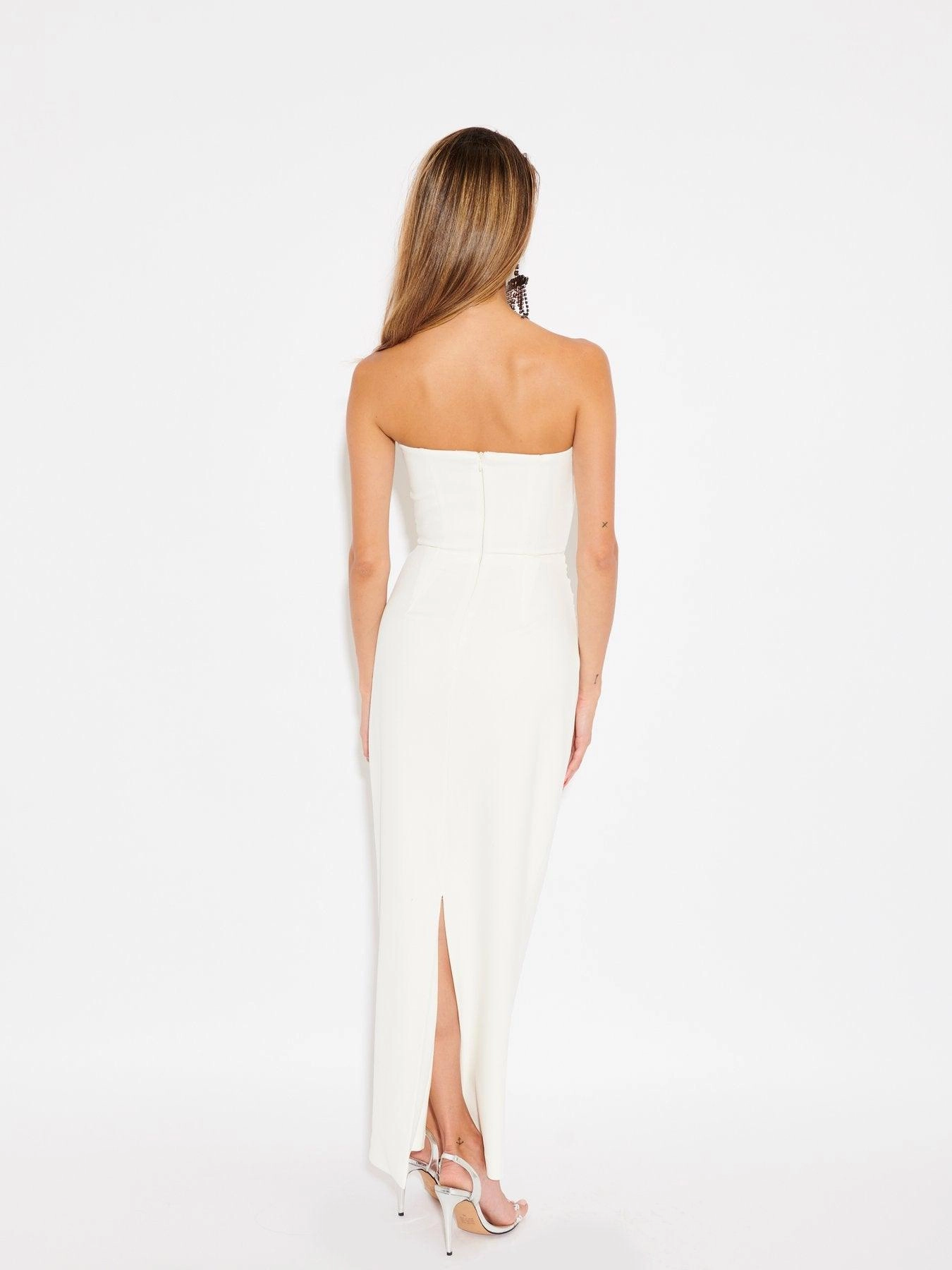 Evening Tone Sierra Gown - White
