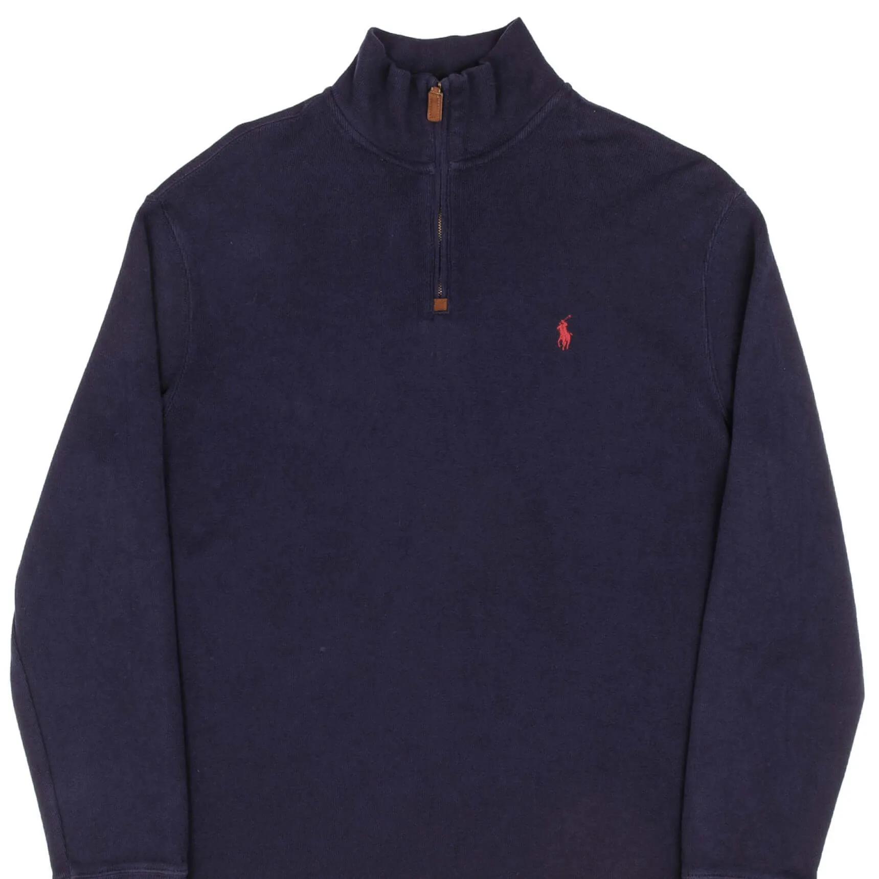 product tie dye uniqueness Winter Comfort POLO RALPH LAUREN NAVY BLUE QUARTER 1/4 ZIP SWEATER SIZE LARGE