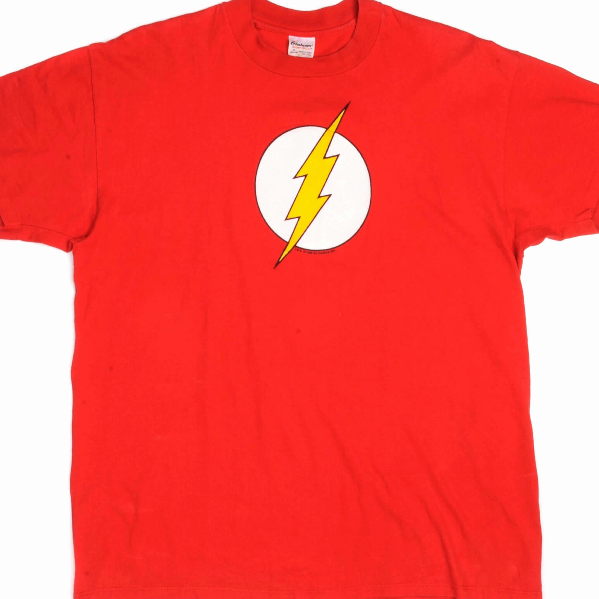 VINTAGE THE FLASH DC COMICS TEE SHIRT 1988 SIZE LARGE MADE IN USA Everyday Look Wear Casual Look