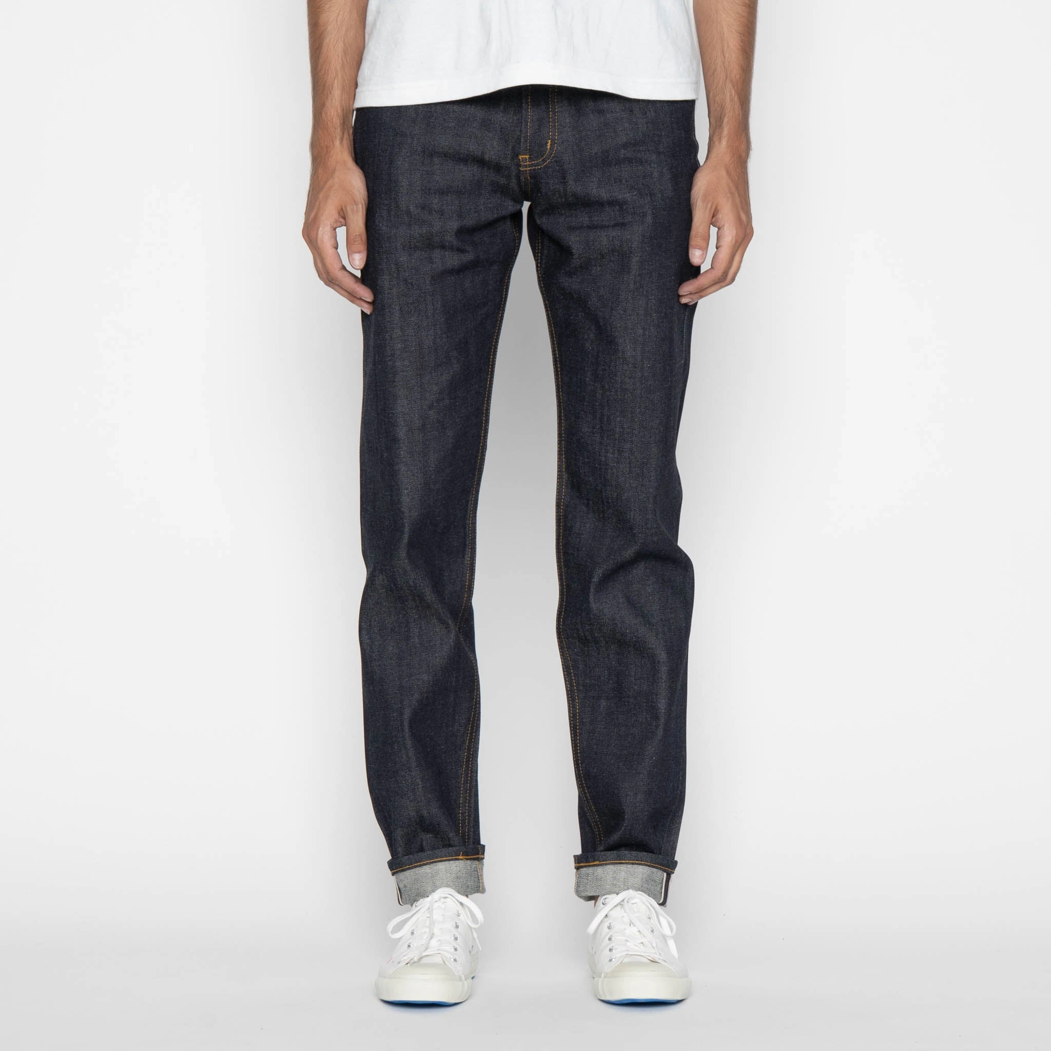 Easy Guy - Double Dip Selvedge - Indigo Minimal Fading Evening Stroll Athlete Fit