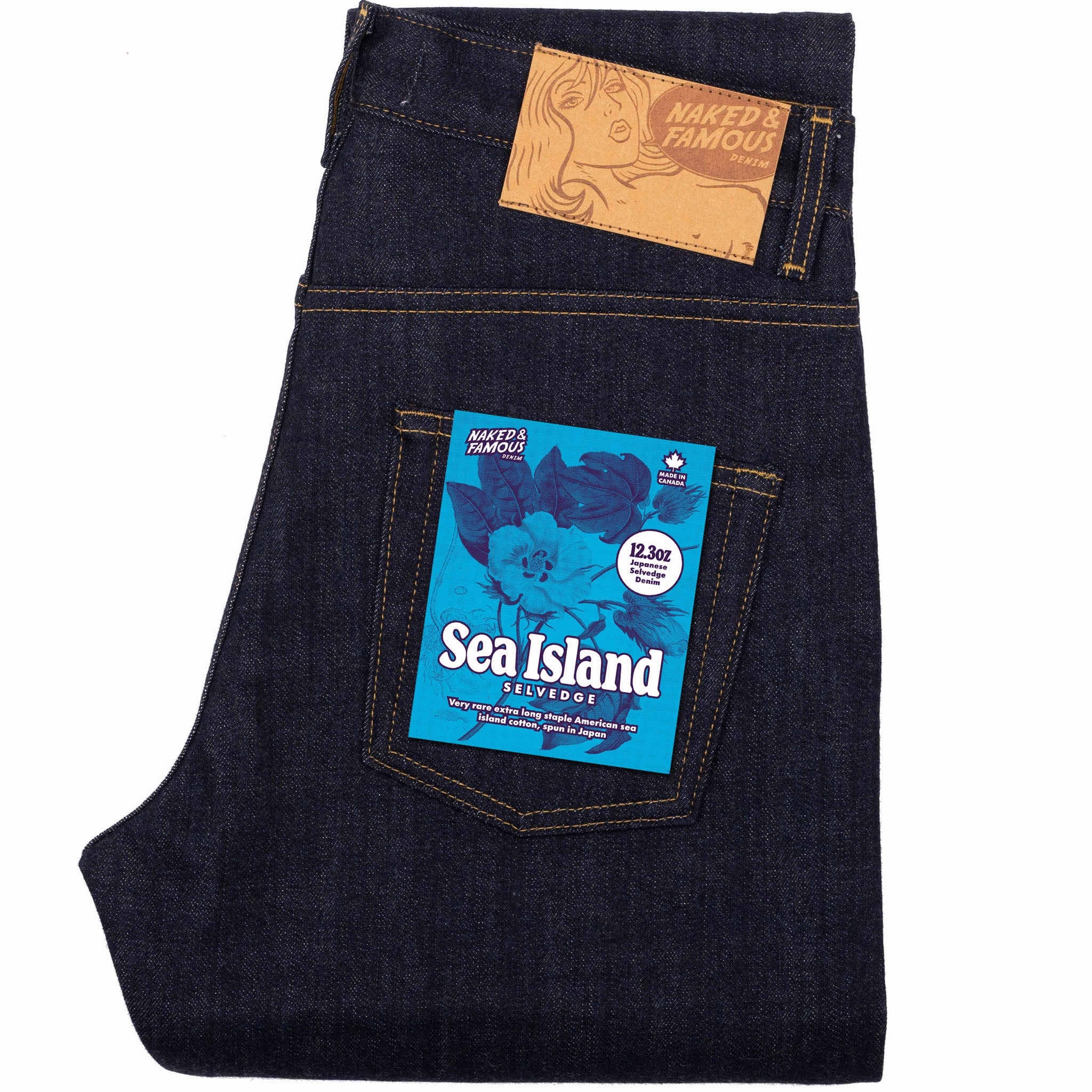 Daily Attire All Round Wear Easy Guy - Sea Island Selvedge - Indigo