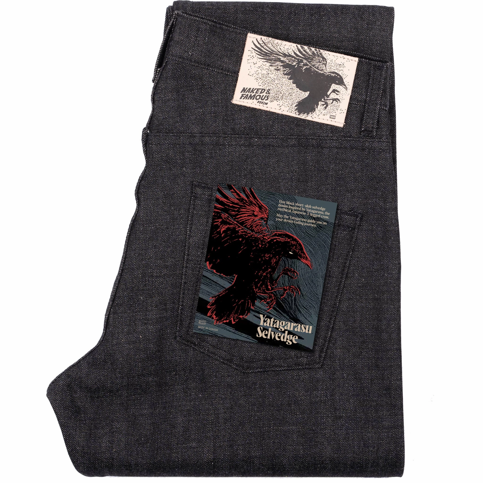 Neutral Style Easy Guy - Yatagarasu Selvedge - Black