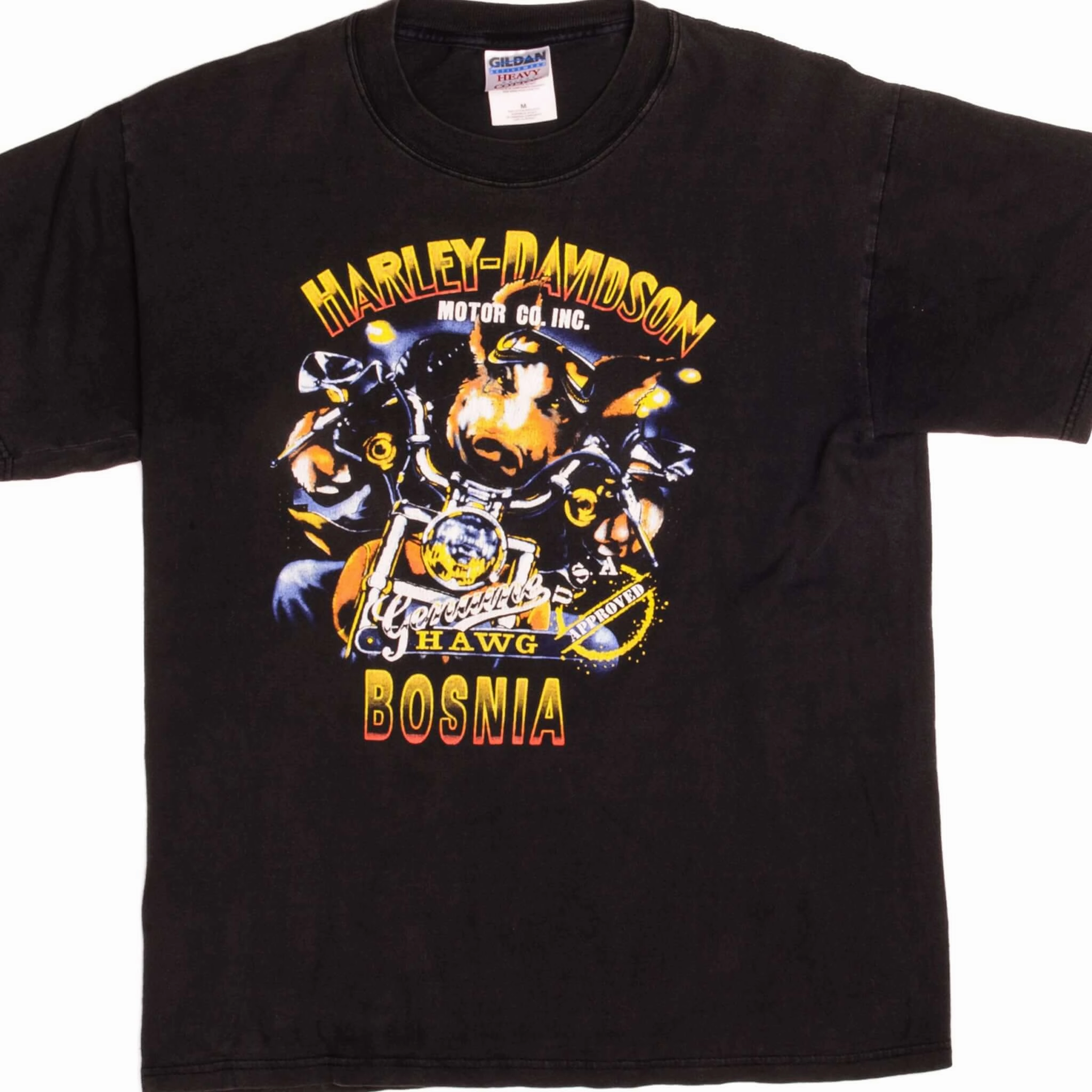 Reinforced Shoulder Relaxed Comfort Look VINTAGE HARLEY DAVIDSON TEE SHIRT SIZE MEDIUM