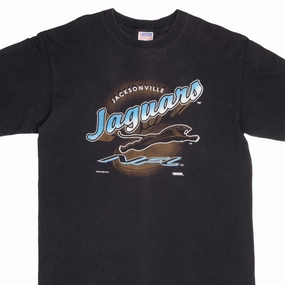VINTAGE NFL JACKSONVILLE JAGUARS BANNED LOGO TEE SHIRT 1993 XL MADE IN USA DoubleStitchedHem Sports Apparel
