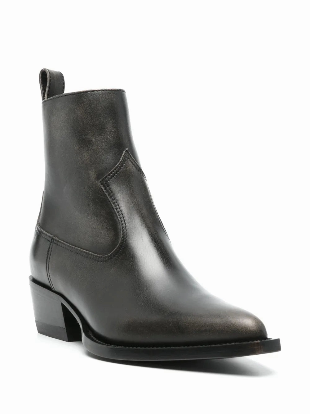 Debbie Ankle Boot in Black Tread Control