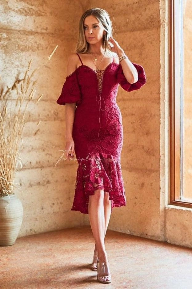 Riana Dress - Red (Final Sale) Cool Comfort