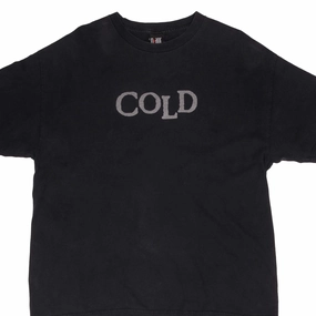 VINTAGE COLD YEAR OF THE SPIDER ROCK TEE SHIRT SIZE XL 2000S Textured Surface