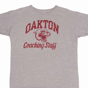 Casual Vibes Simple Wear VINTAGE CHAMPION OAKTON TEE SHIRT EARLY 1980S SIZE XL MADE IN USA