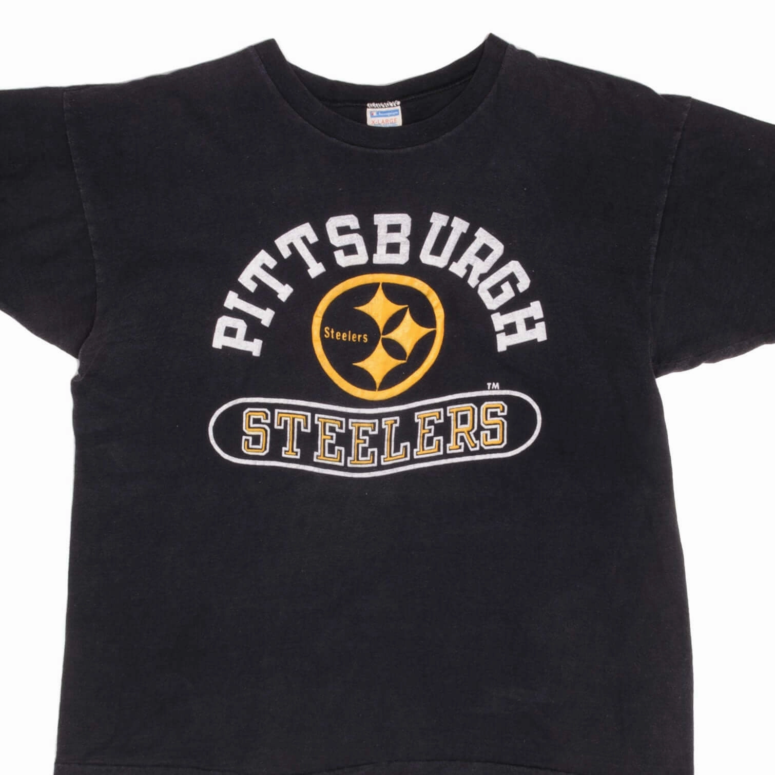 VINTAGE CHAMPION NFL PITTSBURGH STEELERS TEE SHIRT 1980S LARGE MADE IN USA Relaxed Everyday Wear