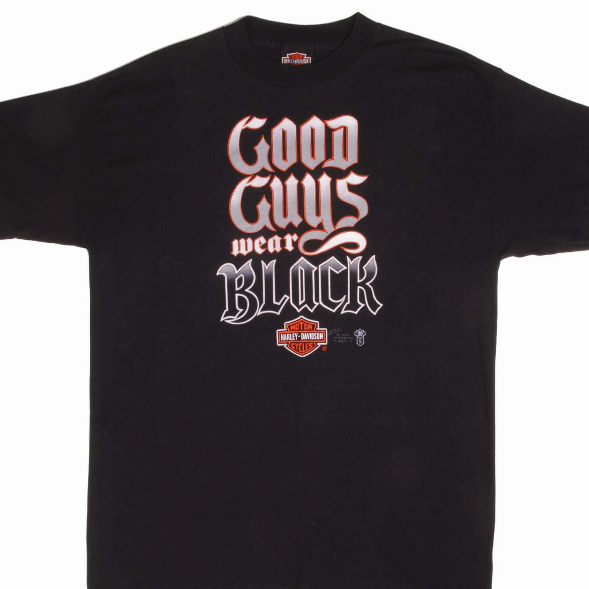 VINTAGE HARLEY DAVIDSON 3D EMBLEM 1986 TEE SHIRT SIZE LARGE MADE IN USA Comfort Wear Fit Sporty Comfort Wear