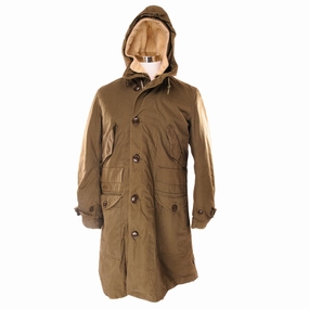 VINTAGE US ARMY PARKA WITH PILE LINER 1950 KOREAN WAR SIZE SMALL Evening Out Anti Static Inner Layer