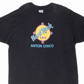 VINTAGE HARD ROCK CAFE ANTON CHICO 1980S TEE SHIRT 2XL MADE IN USA Bold Look Everyday Comfort Style