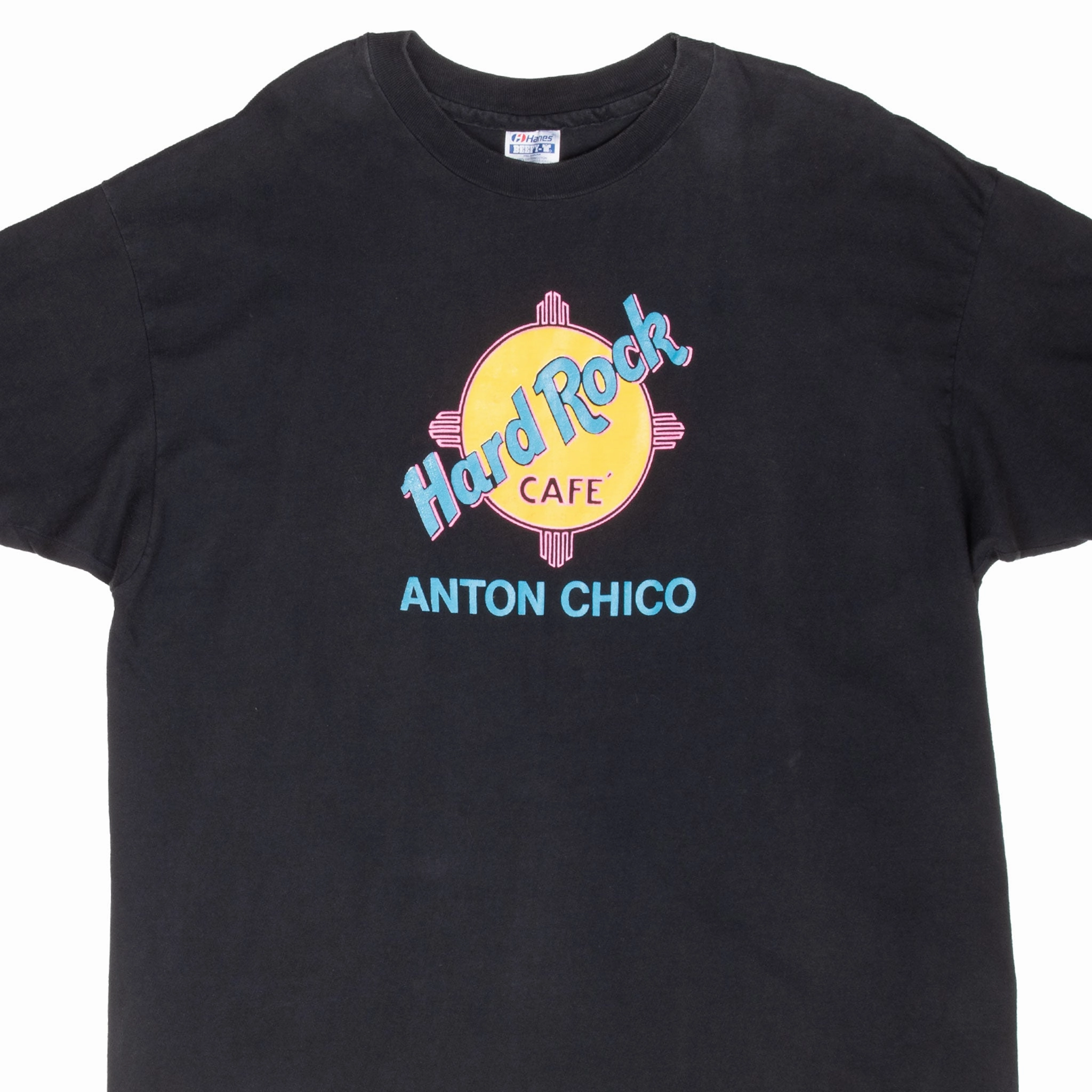 VINTAGE HARD ROCK CAFE ANTON CHICO 1980S TEE SHIRT 2XL MADE IN USA Bold Look Everyday Comfort Style