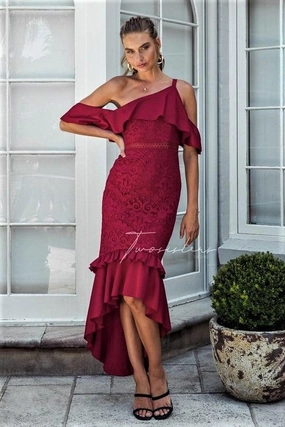 Victoria Dress - Red (Final Sale) Warm Palette