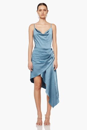 Easy Mood Unisex Option Elliatt Jacinda Dress - Cadet Blue