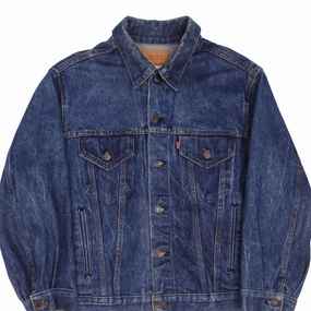 VINTAGE LEVIS TYPE 3 DENIM JACKET 4 POCKETS 1980S SIZE 48 MADE IN USA Warmth Layer