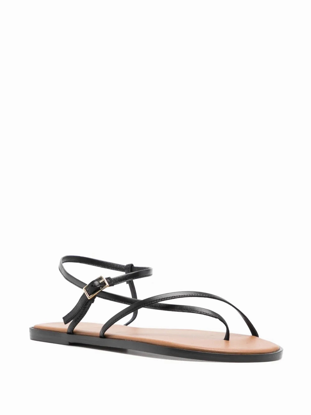 Tailored Fit Capri Sandal in Black