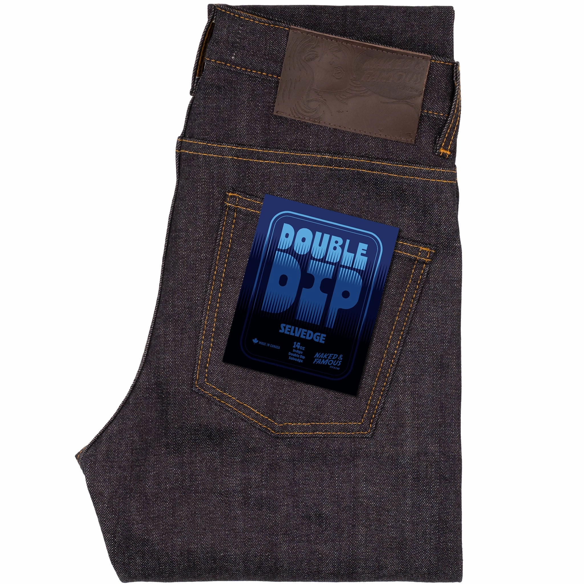 Functional Casual Lightweight Material Super Guy - Double Dip Selvedge - Indigo