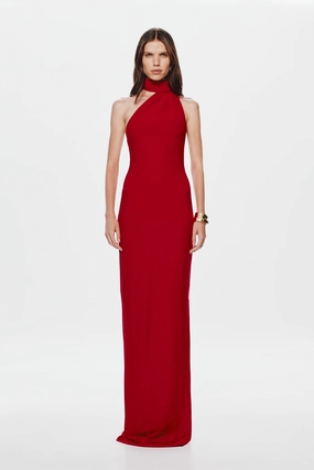 Misha Nicolette Jersey Maxi Dress - Cherry Calm Beauty Dainty Finish