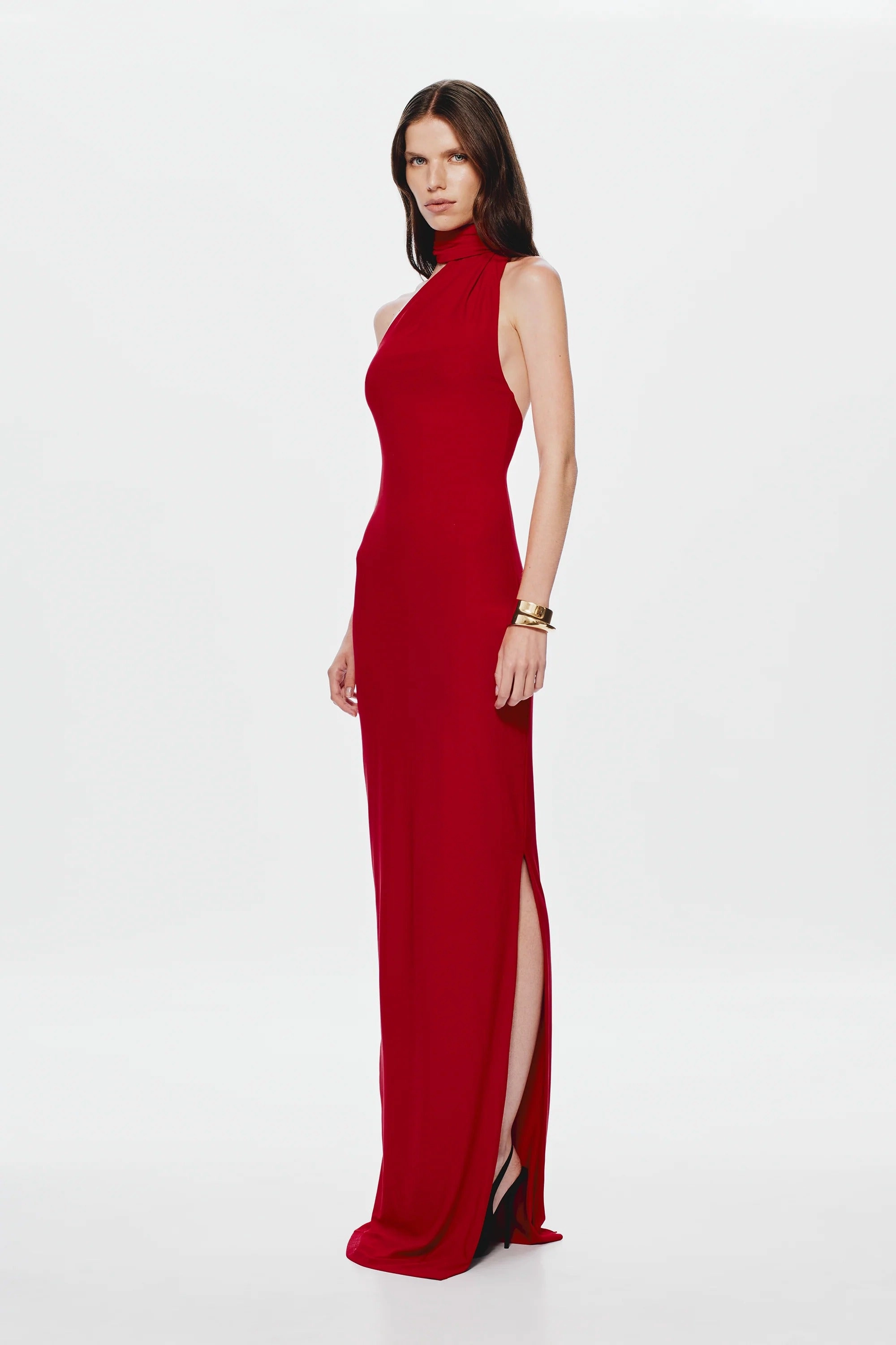 Misha Nicolette Jersey Maxi Dress - Cherry Trendy Appearance