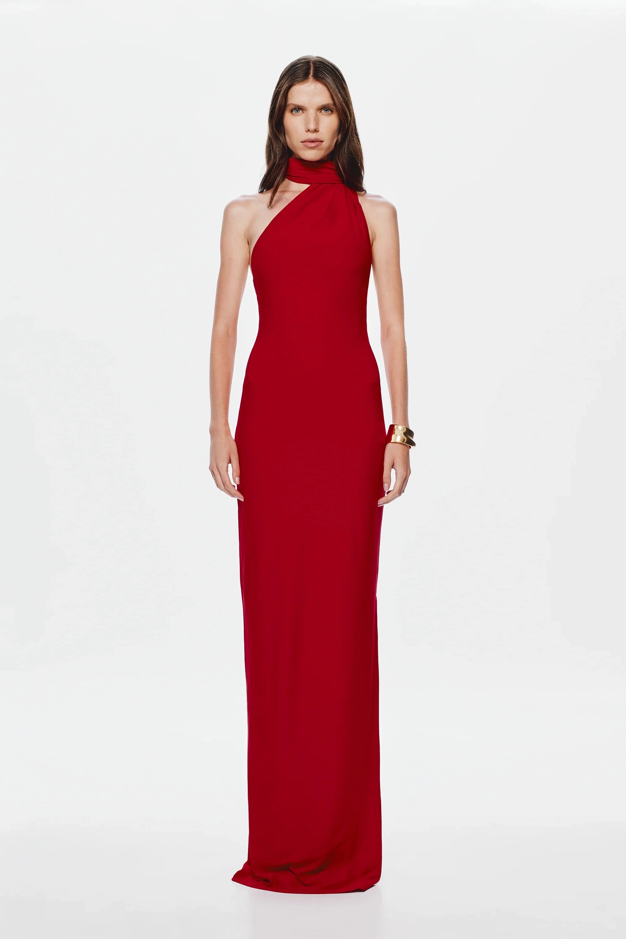Misha Nicolette Jersey Maxi Dress - Cherry Calm Beauty Dainty Finish