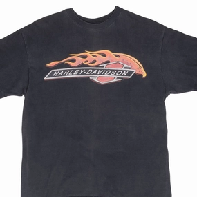 Chic and Cozy Indoor clothing VINTAGE HARLEY DAVIDSON RAPID CITY SOUTH DAKOTA 1993 TEE SHIRT LARGE MADE IN USA