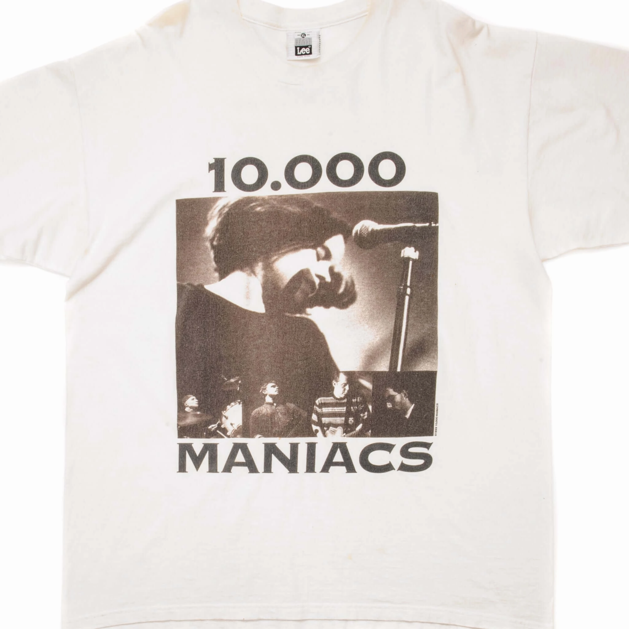 AntiPillingTreatment VINTAGE 10000 MANIACS TEE SHIRT 1993 SIZE XL MADE IN USA