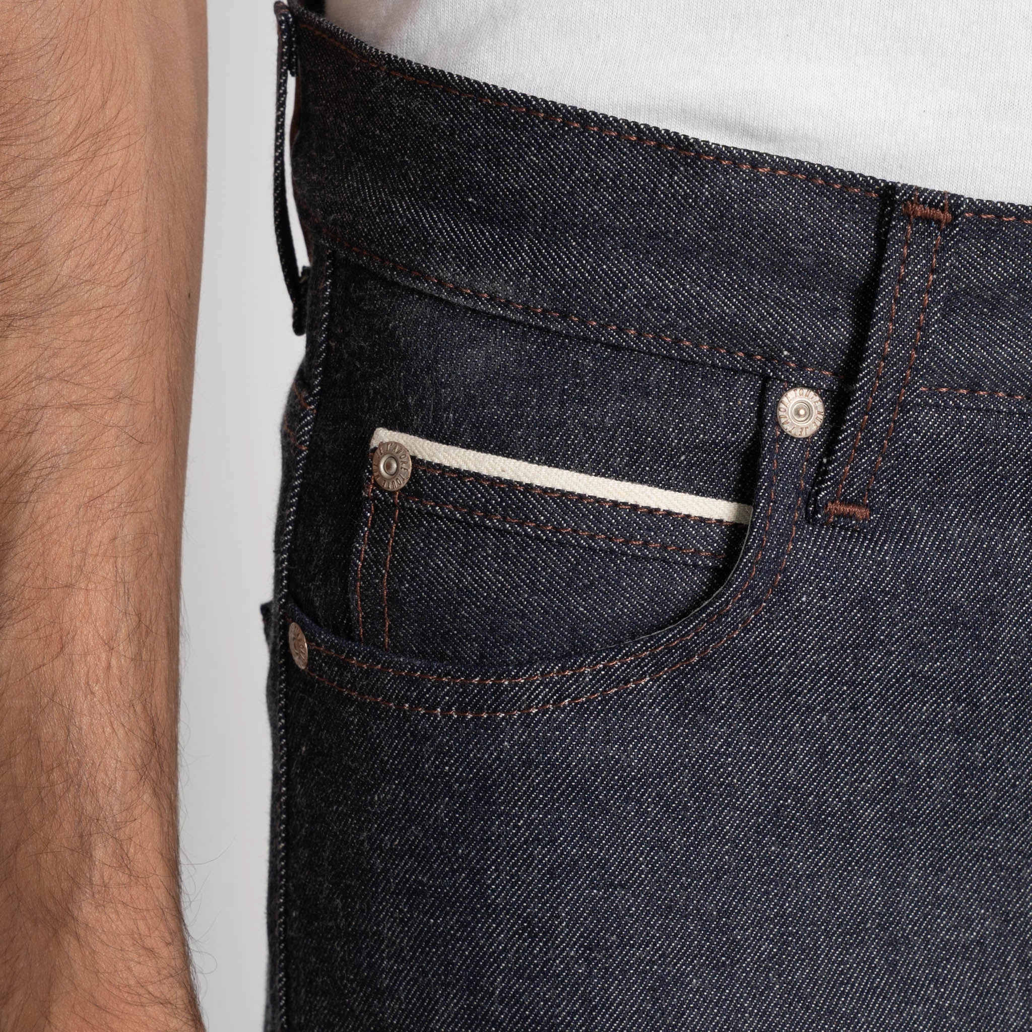 Soft Fabric Balanced Look Super Guy - Flying Squirrel Selvedge - Indigo