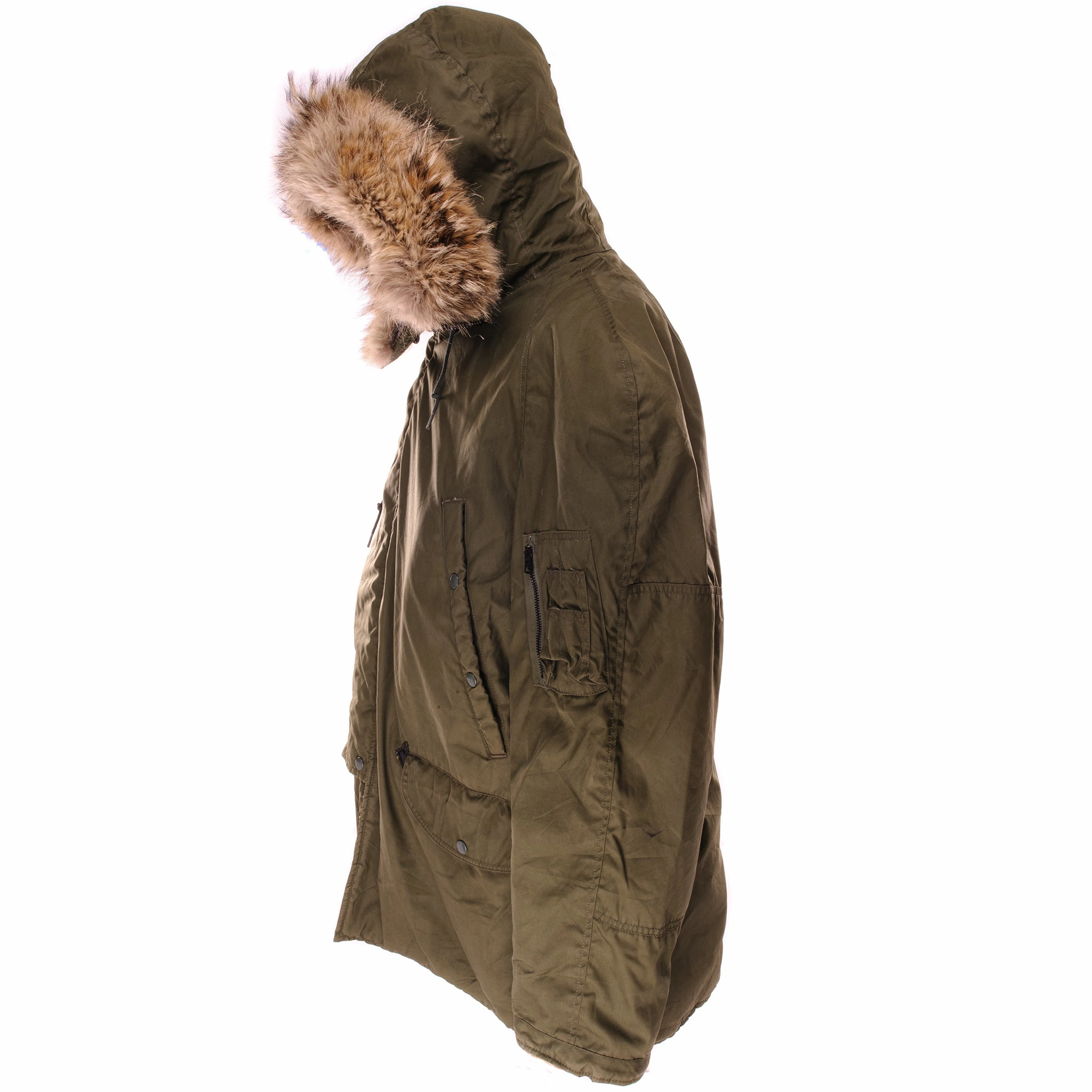 Hooded styles Micro Perforated Panels VINTAGE US ARMY N-3B N3B MODIFIED PARKA JACKET 1972 VIETNAM WAR SIZE LARGE