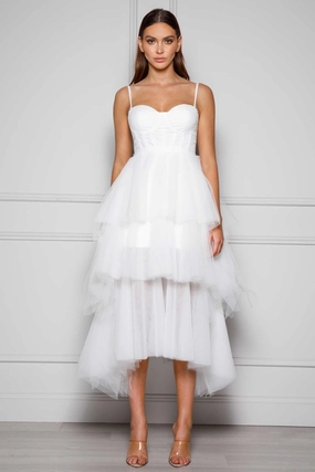 Simple yet sophisticated gown Mason Dress - White