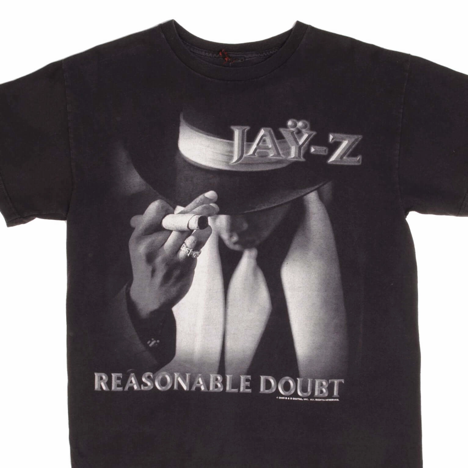 Drip Dry Fabric VINTAGE RAP TEE JAY Z REASONABLE DOUBT 2009 TEE SHIRT SIZE MEDIUM