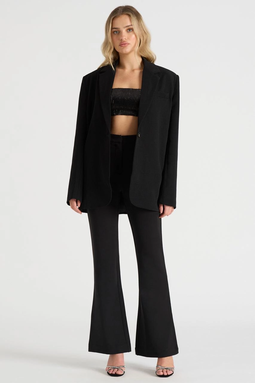 The Oversized Blazer - Black Everyday Movement Cold-Shoulder