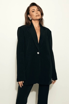 The Oversized Blazer - Black Street Mode Luxe Appeal