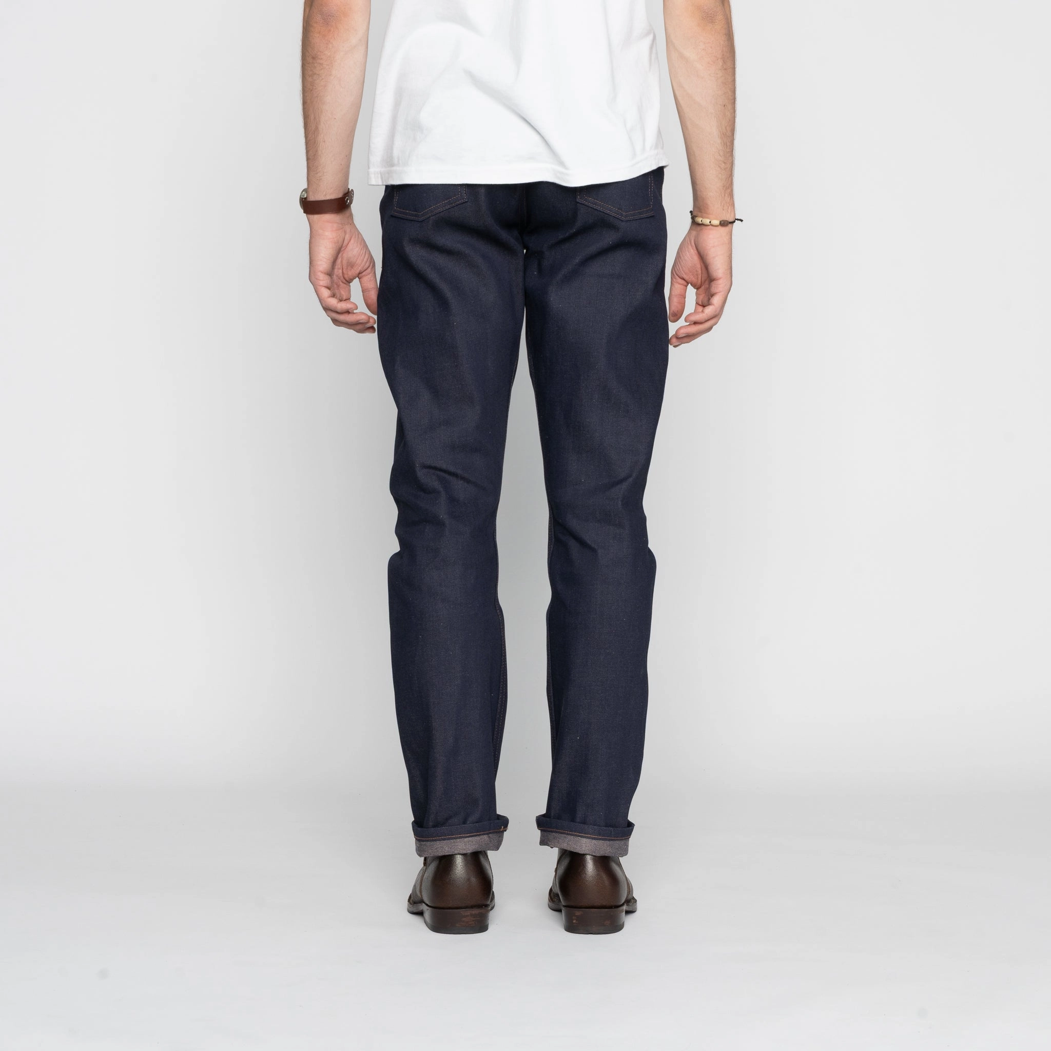 Trend Setter Sunny Vibes Stretch Comfort True  Guy - Coffee Dye Selvedge - Indigo