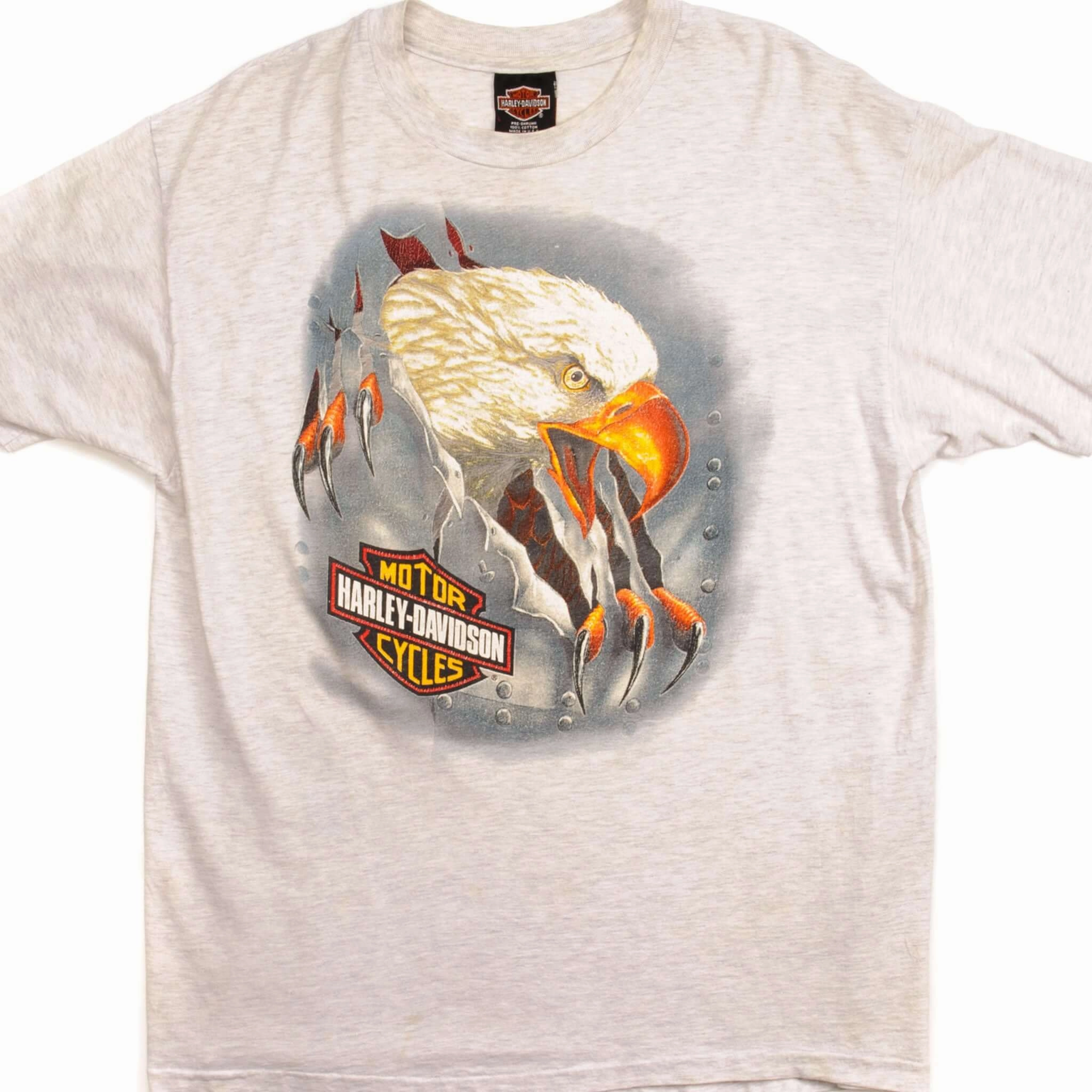 Chilly Weather Style VINTAGE HARLEY DAVIDSON TEE SHIRT SIZE LARGE MADE IN USA