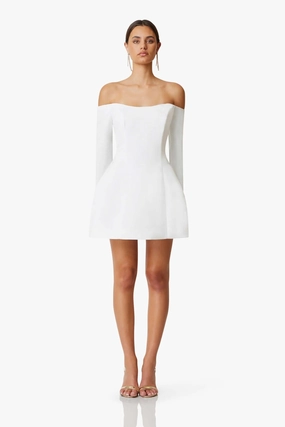 Vida Dress - White Cozy Comfort