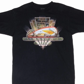 VINTAGE HARLEY DAVIDSON LINCOLN NEBRASKA TEE SHIRT 1998 LARGE MADE IN USA All-Purpose Wear Stylish piece