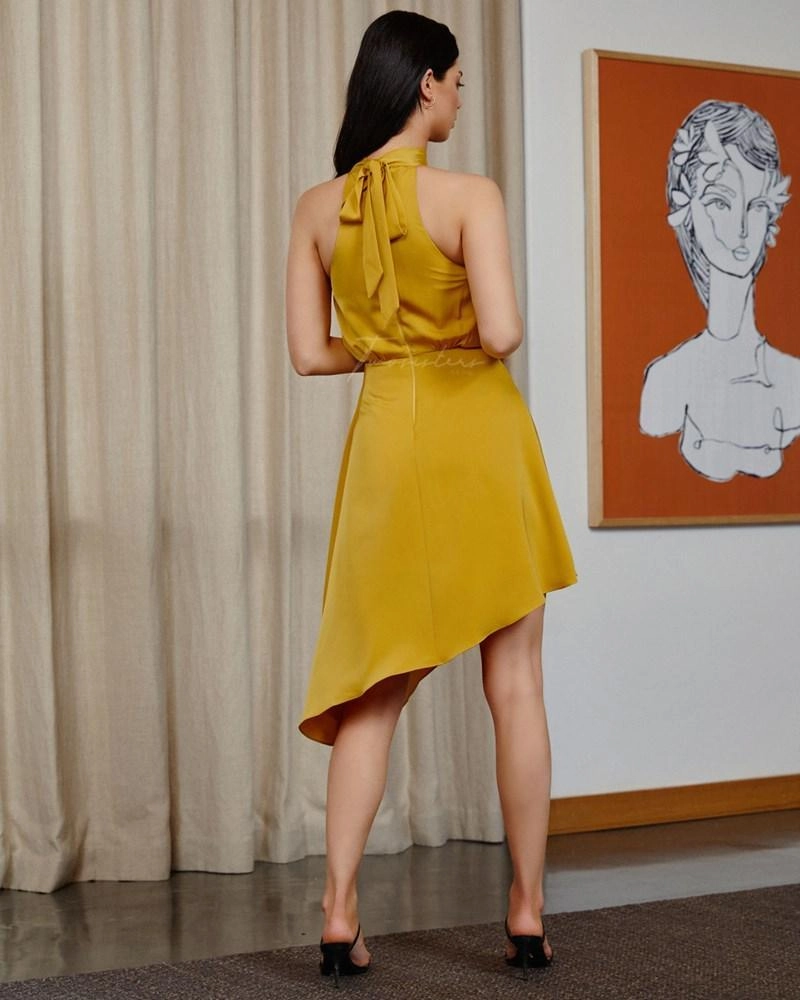 Sierra Dress - Mustard Timeless Appeal