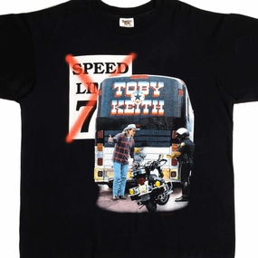 VINTAGE TOBY KEITH ON TOUR TEE SHIRT 1996 SIZE XL MADE IN USA Fashion-Forward Fit Flex Fit