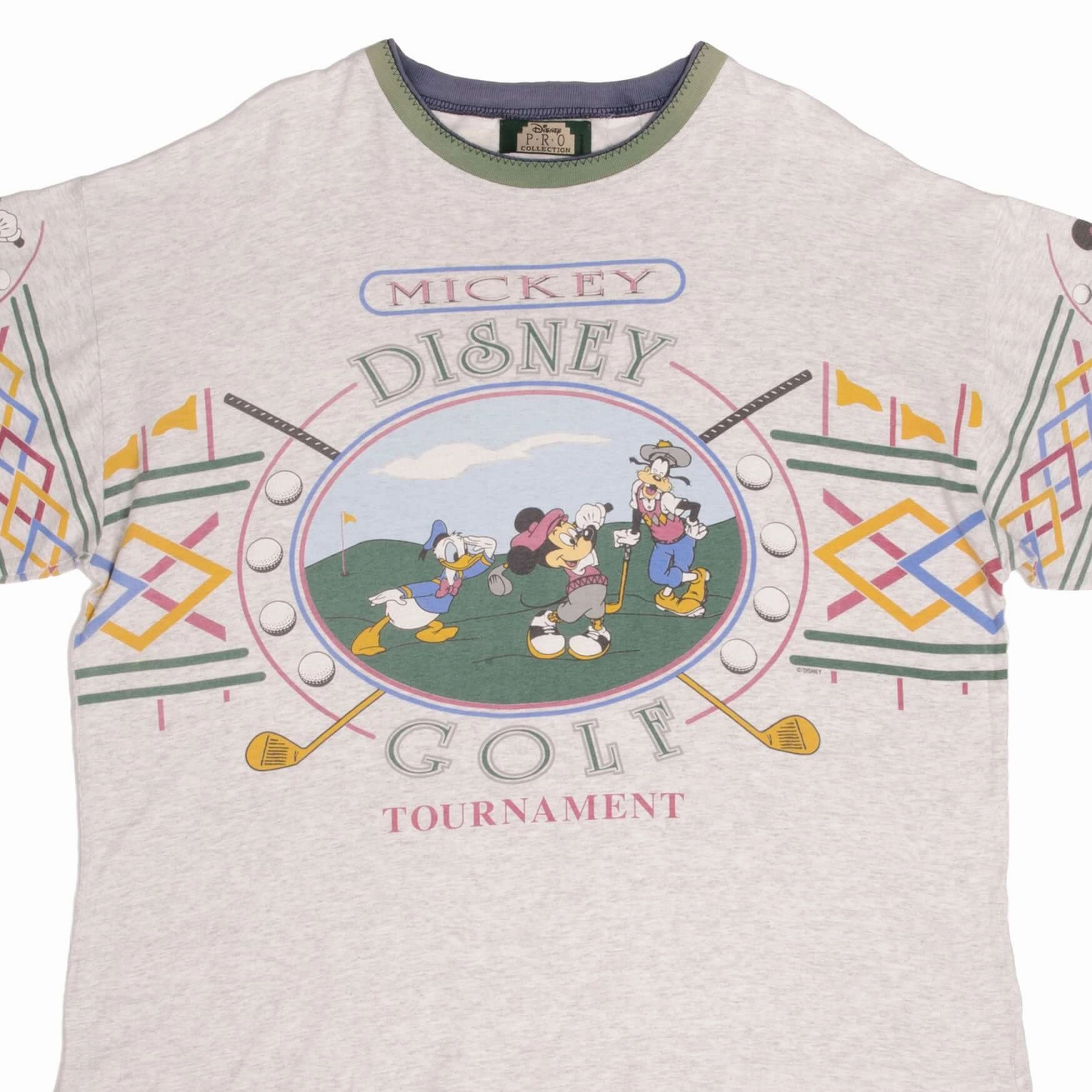Modern Fit VINTAGE MICKEY MOUSE DISNEY GOLF TOURNAMENT 1990S TEE SHIRT SIZE 2XL