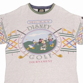 Modern Fit VINTAGE MICKEY MOUSE DISNEY GOLF TOURNAMENT 1990S TEE SHIRT SIZE 2XL