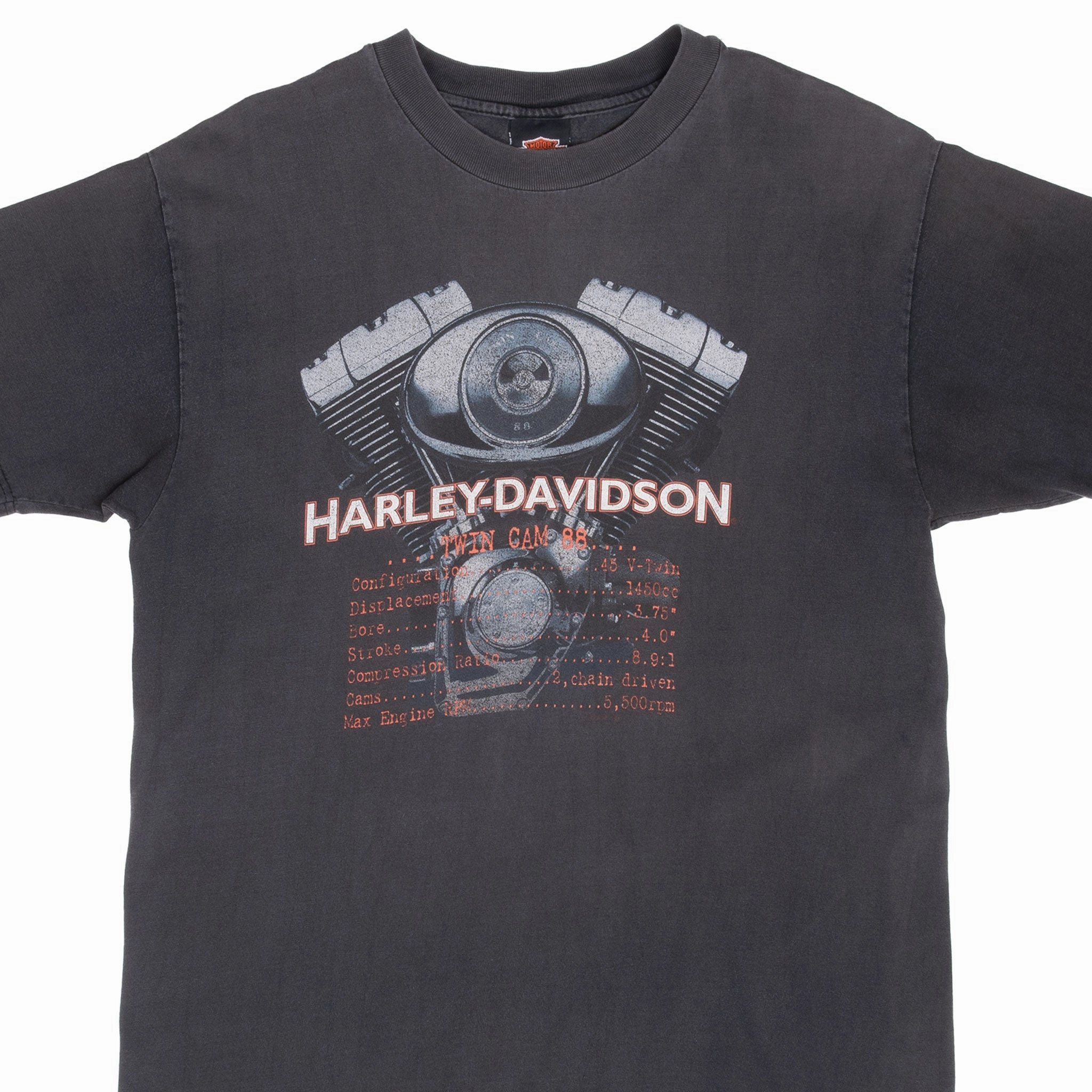 VINTAGE HARLEY DAVIDSON PRINCETON ILLINOIS TEE SHIRT 1998 LARGE MADE IN USA Fun and Comfortable dry cleanable