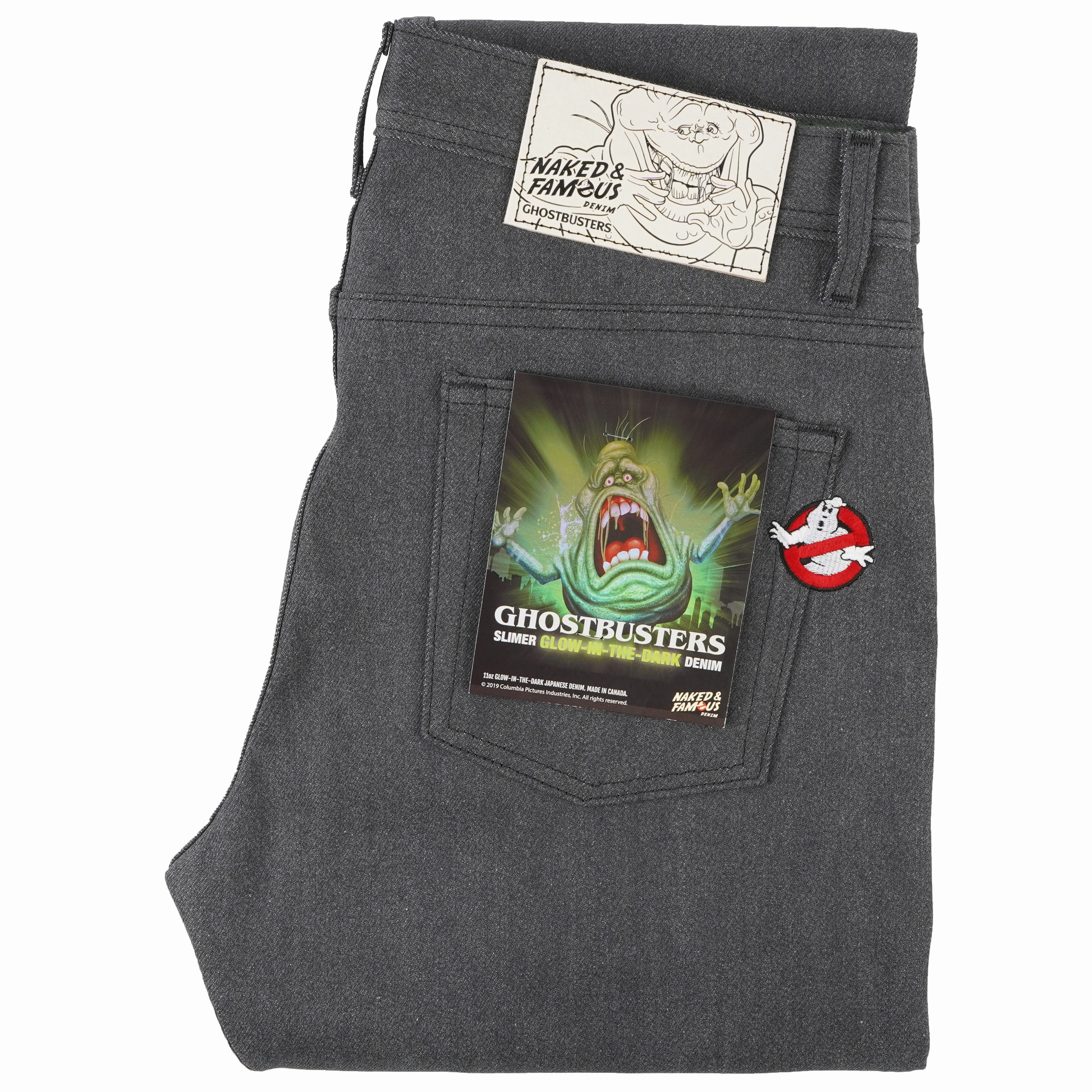Go-to Comfort Weird Guy - Ghostbusters Slimer Glow In The Dark Selvedge