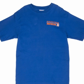 Recycled Polyester Breathable Cotton Fabric VINTAGE NFL DENVER BRONCOS EMBROIDERED 1990S TEE SHIRT LARGE
