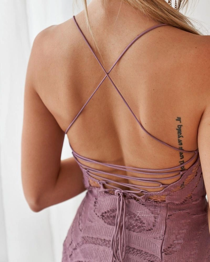 Front-Pocket Khaleesi Dress - Dusty Purple