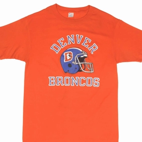 Casual Day Wear VINTAGE NFL DENVER BRONCOS 1980S CHAMPION TEE SHIRT SIZE MEDIUM MADE IN USA