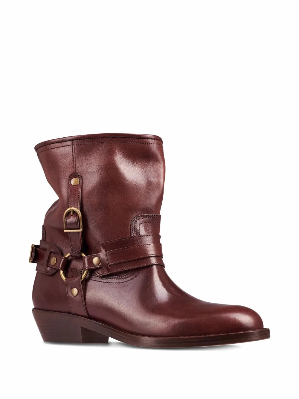 Ildred Boots in Brown Minimalist Style